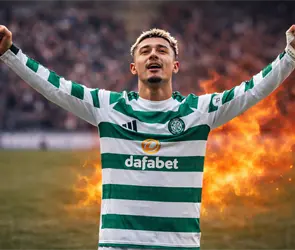 Julián Araujo desata polémica y protagoniza bronca en el clásico escocés Julián Araujo desata polémica y protagoniza bronca en el clásico escocés