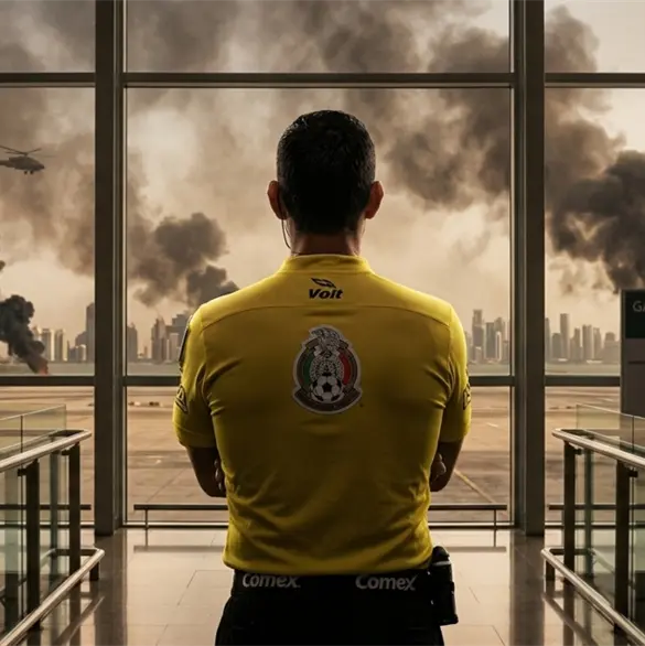 Árbitro mexicano atrapado en Qatar por conflicto en Medio Oriente Árbitro mexicano atrapado en Qatar por conflicto en Medio Oriente