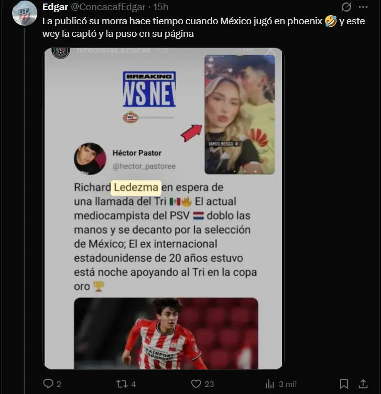 La foto de la polémica La foto de la polémica