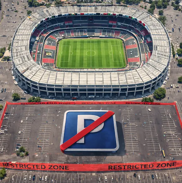 Estacionamiento del Estadio Azteca se cerrará en el Mundial ¿Por qué? Estacionamiento del Estadio Azteca se cerrará en el Mundial ¿Por qué?