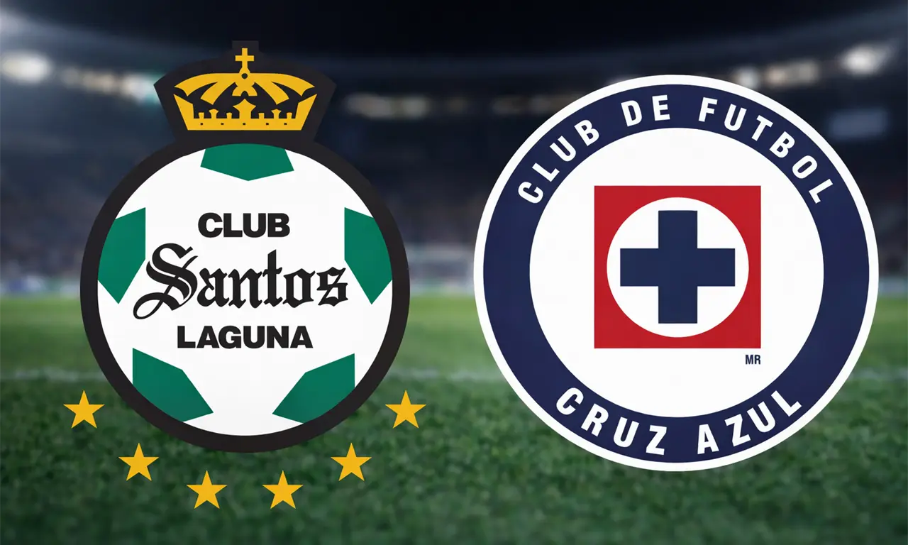  Cruz Azul, líder con 19 puntos, visita a Santos Laguna, último con dos unidades, en el TSM Corona a las 19:00 horas. 