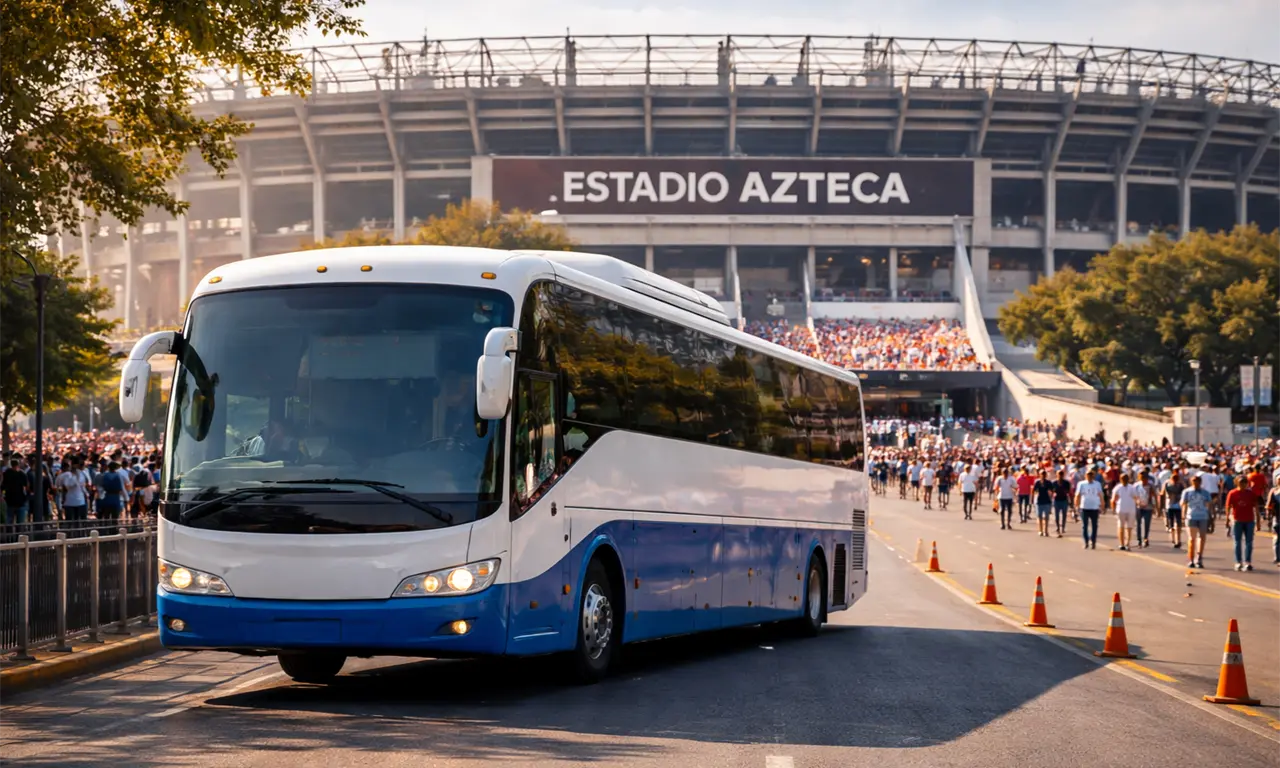 Sin estacionamiento en el Azteca: autobuses te llevarán al Estadio 