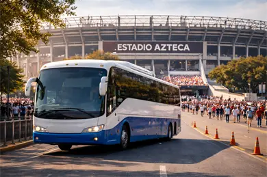 Sin estacionamiento en el Azteca: autobuses te llevarán al Estadio Sin estacionamiento en el Azteca: autobuses te llevarán al Estadio