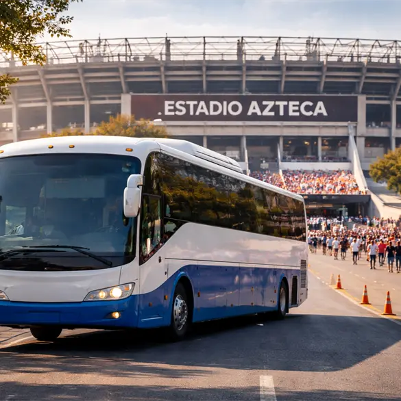 Sin estacionamiento en el Azteca: autobuses te llevarán al Estadio Sin estacionamiento en el Azteca: autobuses te llevarán al Estadio