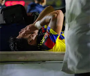 Un hospital Am&eacute;rica, la escalofriante imagen de la lesi&oacute;n de D&aacute;vila