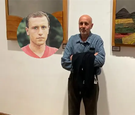 D&iacute;a del Escultor: Carlos Purroy, el defensa que cambi&oacute; el bal&oacute;n por el arte