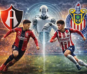 &iexcl;Cl&aacute;sico Tapat&iacute;o! La IA proyecta m&aacute;xima tensi&oacute;n entre Chivas y Atlas