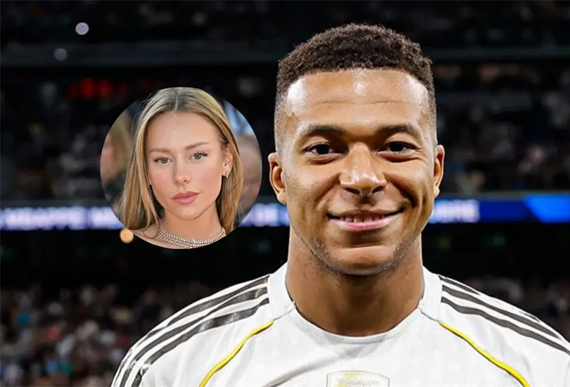 Kylian Mbappé y Ester Expósito Kylian Mbappé y Ester Expósito