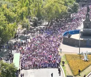 Así va la marcha 8M en CDMX 2026 Así va la marcha 8M en CDMX 2026