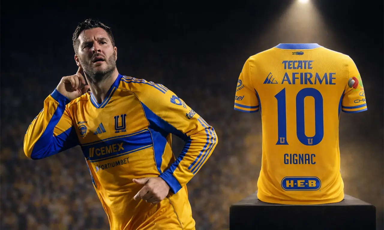  La camiseta de Gignac que se subasta en más de 100 mil pesos 