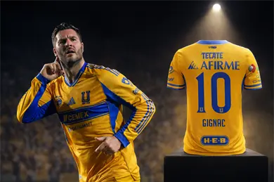 La camiseta de Gignac que se subasta en m&aacute;s de 100 mil pesos