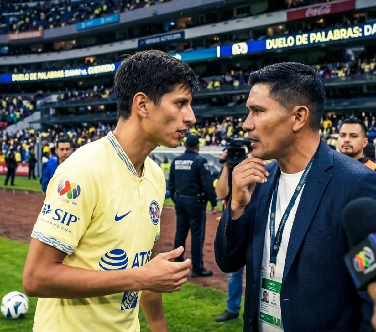  Damm se enfrasca con el Cantante 