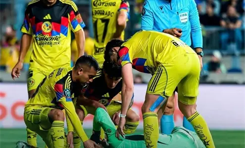 Escalofriante: las im&aacute;genes del momento de la lesi&oacute;n de Malag&oacute;n