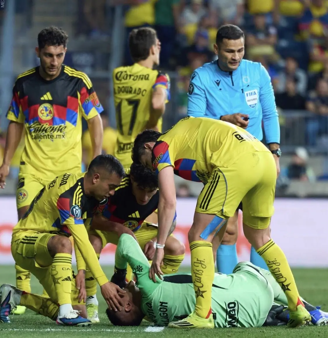 Jugadores de Am&eacute;rica preocu