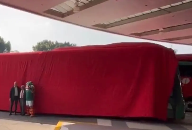 Autob&uacute;s Selecci&oacute;n Mexicana