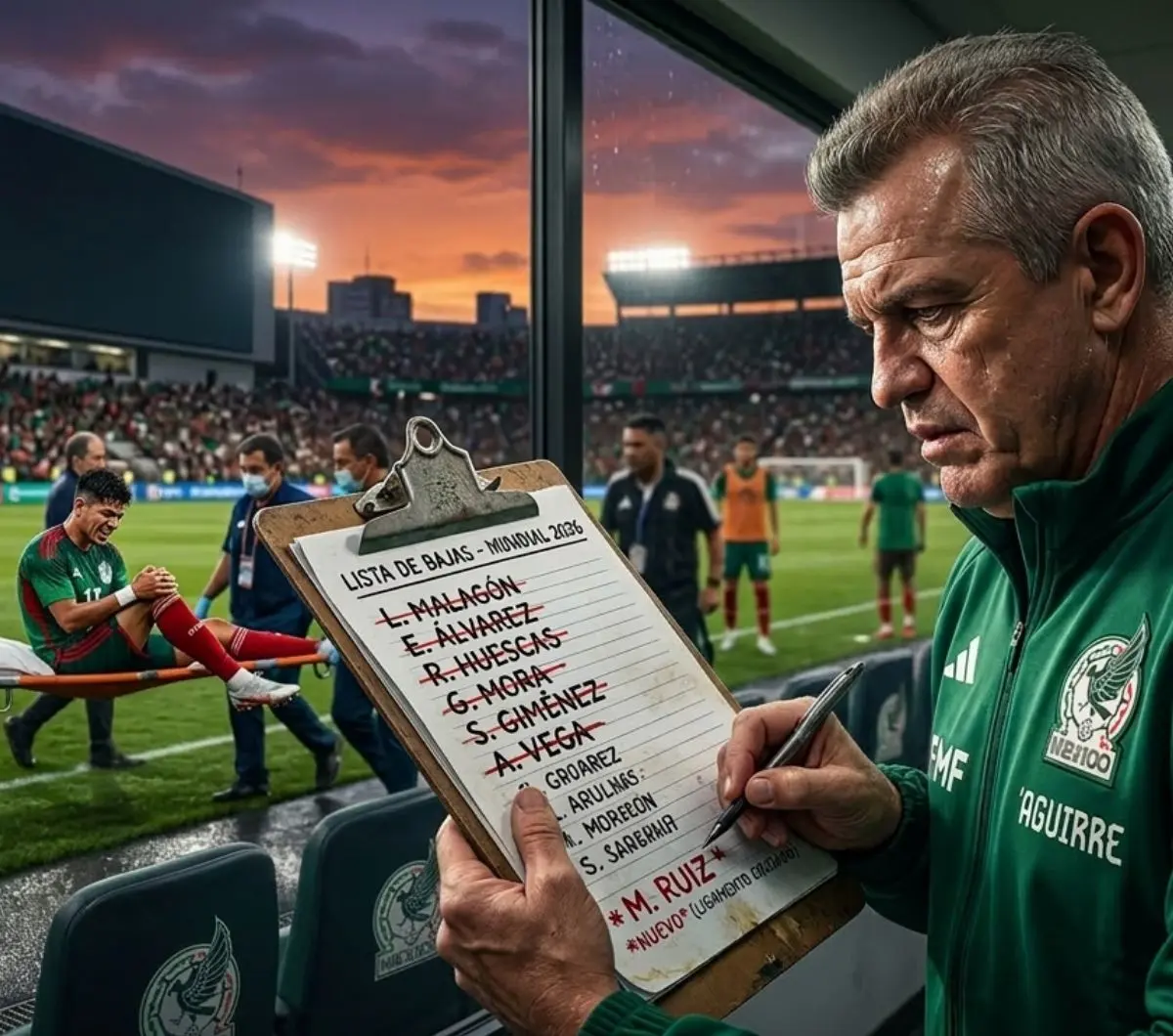  Otro lesionado a la lista 