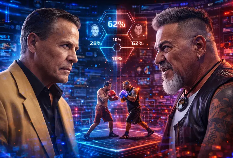 La IA anticipa ventaja para Carlos Trejo en la pelea contra Alfredo Adame. La IA anticipa ventaja para Carlos Trejo en la pelea contra Alfredo Adame.
