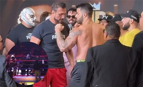 (VIDEO) Campal en el Ring Royale entre Chuy Almada y Alberto del R&iacute;o