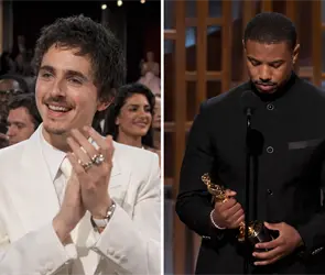 Timoth&eacute;e Chalamet pierde el &Oacute;scar; Michael B. Jordan gana mejor actor