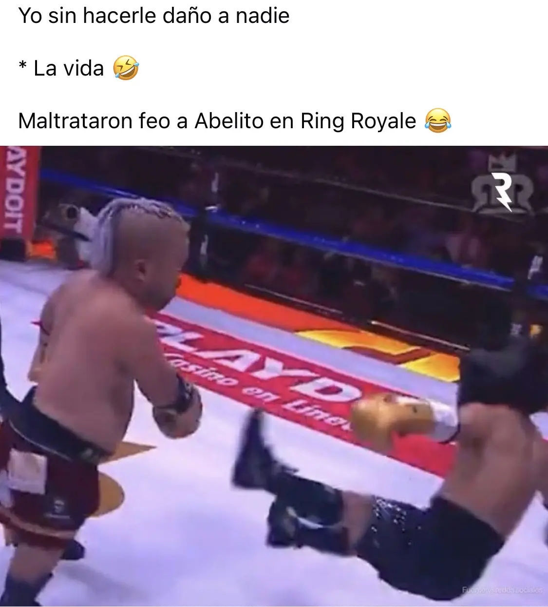 La vida golpe&aacute;ndome una y otra&nbsp;