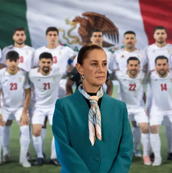 Sheinbaum le ofrece a Ir&aacute;n jugar en M&eacute;xico el Mundial