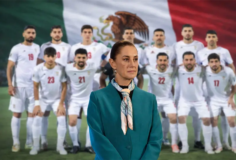 Sheinbaum le ofrece a Ir&aacute;n jugar en M&eacute;xico el Mundial