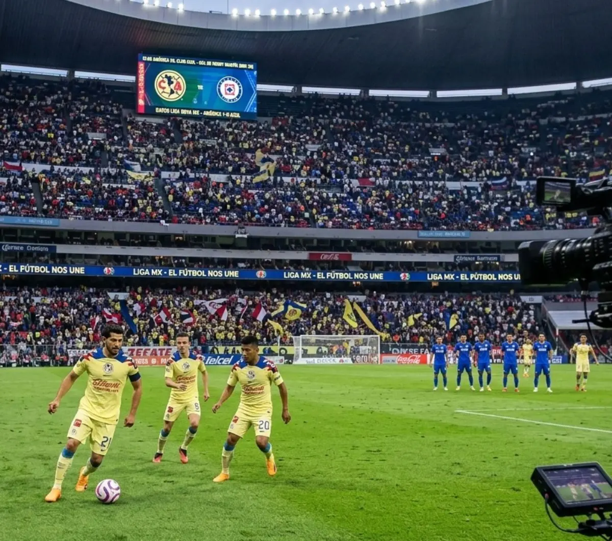  América supera a Cruz Azul 