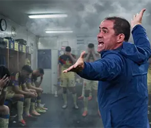 &iexcl;Explot&oacute; el vestidor!  Jardine dio tremendo rega&ntilde;o a jugadores del Am&eacute;rica