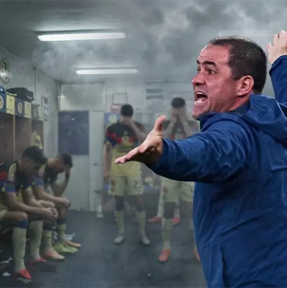 &iexcl;Explot&oacute; el vestidor!  Jardine dio tremendo rega&ntilde;o a jugadores del Am&eacute;rica