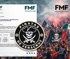 Oficio de la FMF confirma a Piratas en la temporada 2026–2027