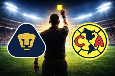 El juez del Pumas vs América divide opiniones en la afición El juez del Pumas vs América divide opiniones en la afición