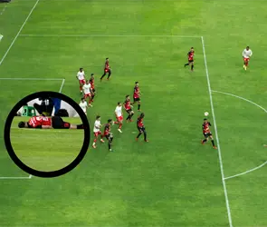 Alarma en Necaxa vs Xolos: Rivero qued&oacute; noqueado en el campo