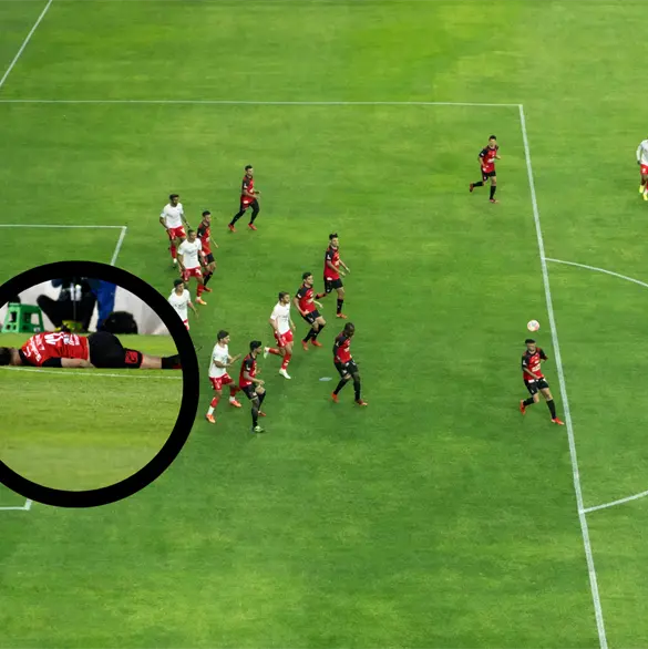 Alarma en Necaxa vs Xolos: Rivero quedó noqueado en el campo Alarma en Necaxa vs Xolos: Rivero quedó noqueado en el campo