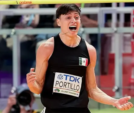 Erick Portillo hace historia: gana plata en Mundial de Atletismo Bajo Techo