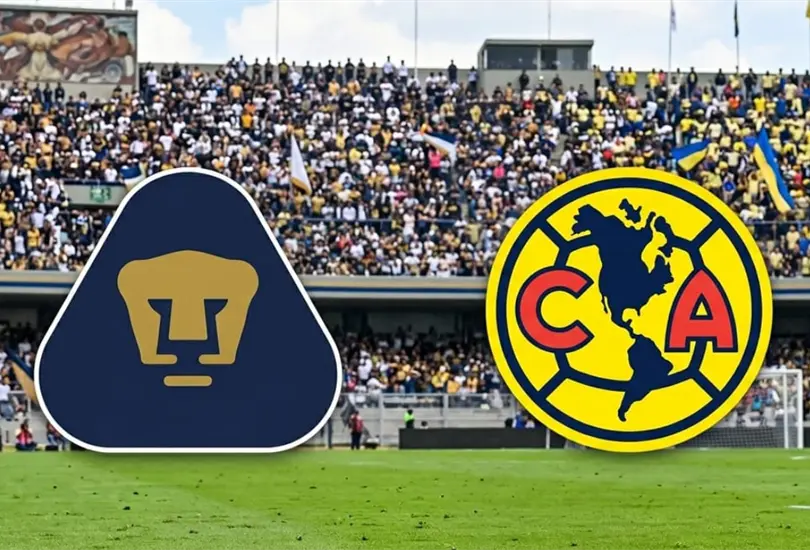 Pumas UNAM y Club Am&eacute;rica se enfrentan este s&aacute;bado en el Cl&aacute;sico Capitalino del Clausura 2026.