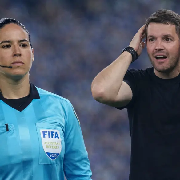 Esto fue lo que Larcam&oacute;n le habr&iacute;a dicho a la &aacute;rbitra Karen D&iacute;az