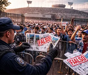 Cierran accesos en CU por boletos falsos