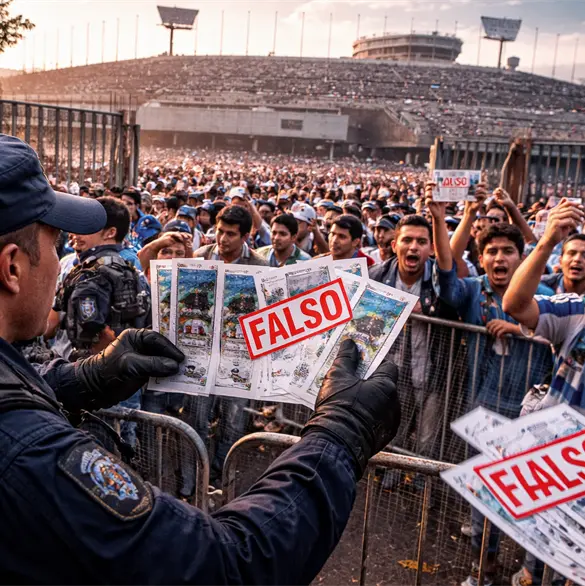 Cierran accesos en CU por boletos falsos