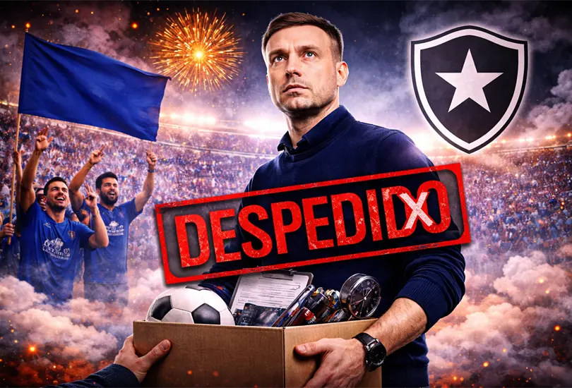 Martín Anselmi, despedido en Botafogo, revive la polémica con Cruz Azul. Martín Anselmi, despedido en Botafogo, revive la polémica con Cruz Azul.