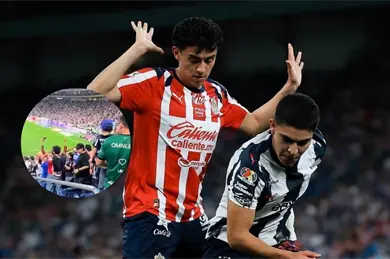 Salió el peine, surgen imágenes del padre agresor en el Rayados vs Chivas Salió el peine, surgen imágenes del padre agresor en el Rayados vs Chivas