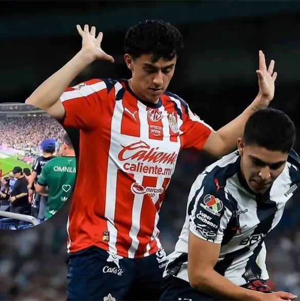Sali&oacute; el peine, surgen im&aacute;genes del padre agresor en el Rayados vs Chivas