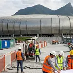 &iquest;Y esto? Ventilan retrasos en obras para el Mundial 2026 en Monterrey