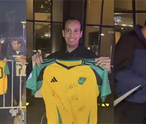 Selecci&oacute;n de Jamaica rechazan dulces mexicanos a aficionados