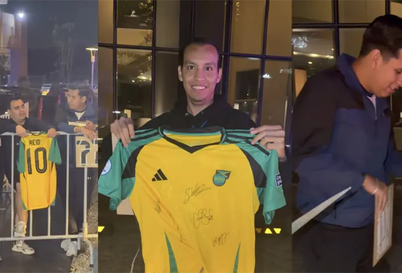 Selecci&oacute;n de Jamaica rechazan dulces mexicanos a aficionados