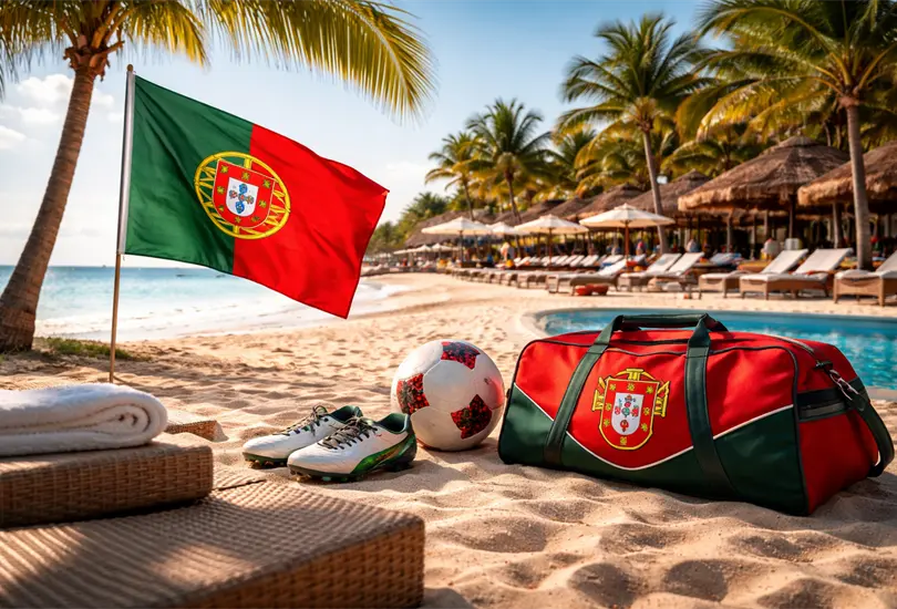 La Selección de Portugal entrenó en Cancún para evitar la altura de CDMX antes de enfrentar a México. La Selección de Portugal entrenó en Cancún para evitar la altura de CDMX antes de enfrentar a México.