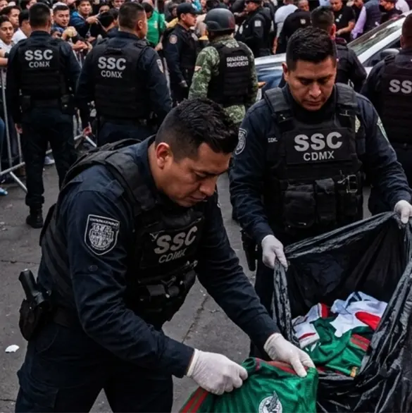 Operativo sorpresa en Tepito por venta de mercanc&iacute;a del Mundial 2026