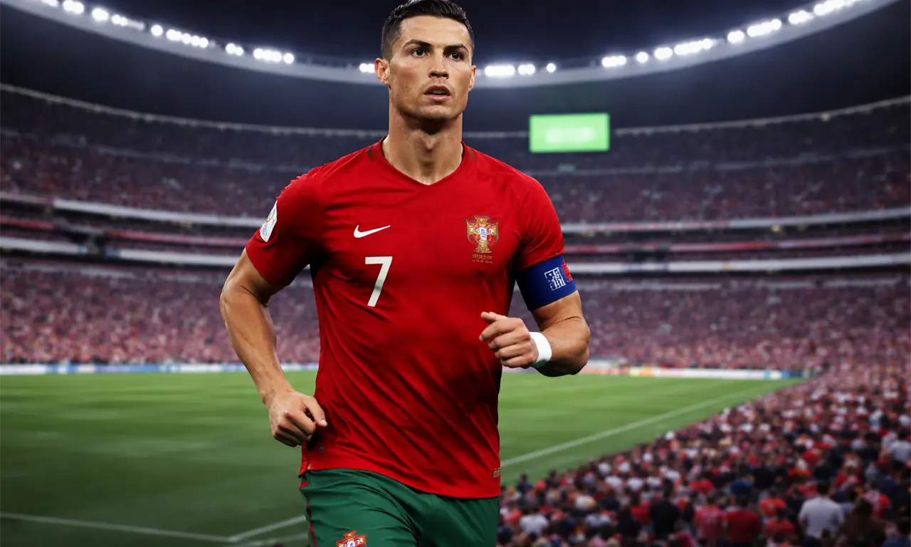  La afición mexicana prepara homenaje a Cristiano Ronaldo al minuto 7 del amistoso en el Estadio Azteca. 