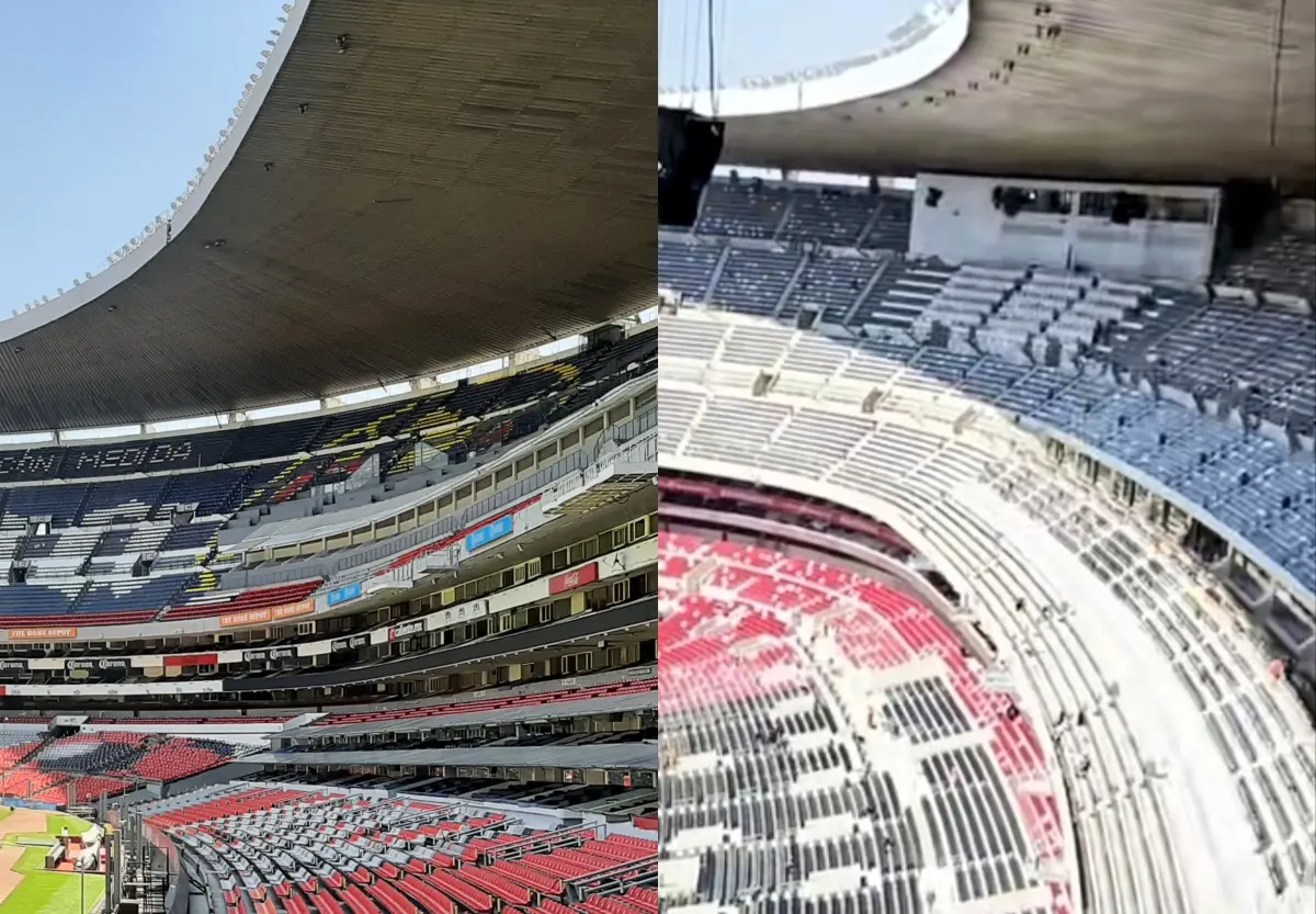 Nuevo palco de prensa en una de sus cabeceras Nuevo palco de prensa en una de sus cabeceras