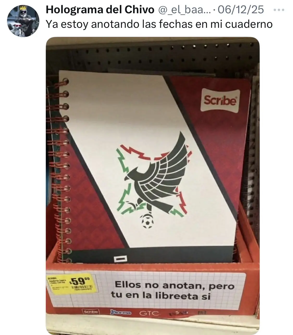 La libreta de la Selección Mex La libreta de la Selección Mex