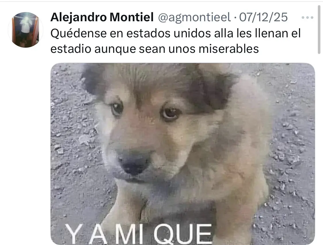 Afición pide que México se quede en EUA Afición pide que México se quede en EUA